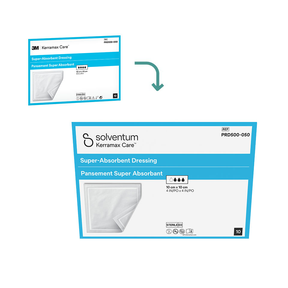 3M™ Kerramax Care™ Super-Absorbent Dressing